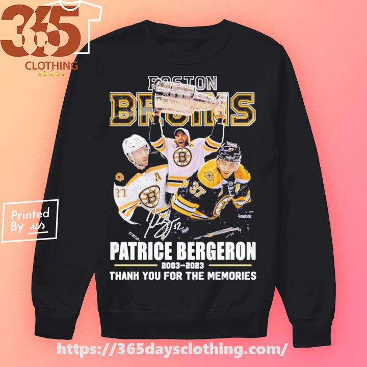 Official patrice Bergeron 2003 2023 Memories T Shirt, hoodie, sweater, long  sleeve and tank top