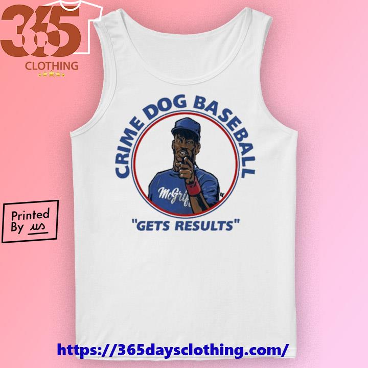 Get your Fred McGriff 'Crime Dog Baseball' shirt from Breaking T now -  Battery Power