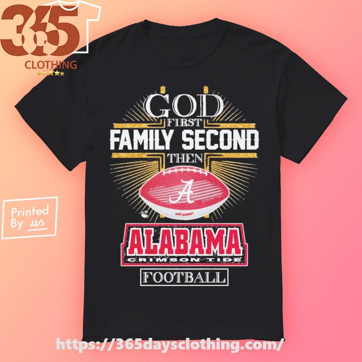 Official God first family second then Atlanta Braves baseball 2023