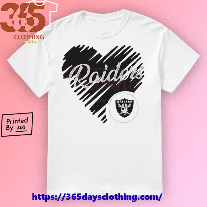 Heart Las Vegas Raiders NFL Logo shirt, hoodie, sweater, long