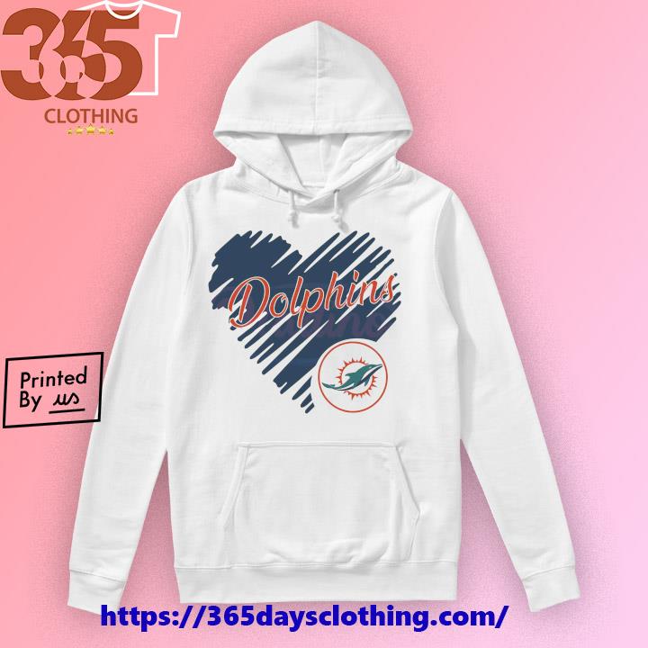 Heart Miami Dolphins NFL Team Logo shirt, hoodie, sweater, long sleeve and  tank top