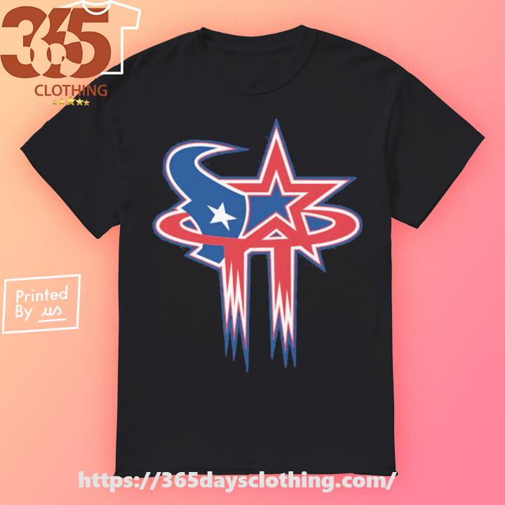 Houston Astros Texans Rockets MASH UP Logo T-shirt 6 Sizes S-3XL