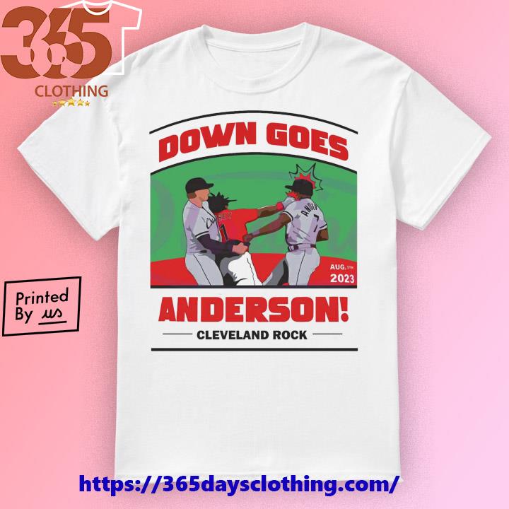 Down Goes Anderson Shirt Jose Ramirez Vs Tim Anderson Shirt 