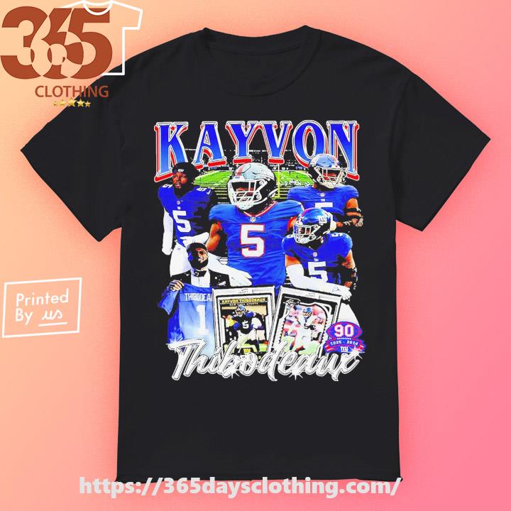 Kayvon Thibodeaux 5 New York Giants football retro poster shirt, hoodie,  sweater, long sleeve and tank top