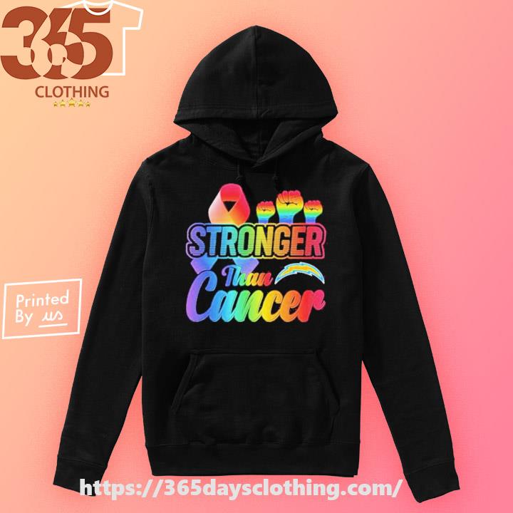 Los Angeles Chargers Stronger Than Cancer NFL 2023 Shirt, hoodie, sweater,  long sleeve and tank top