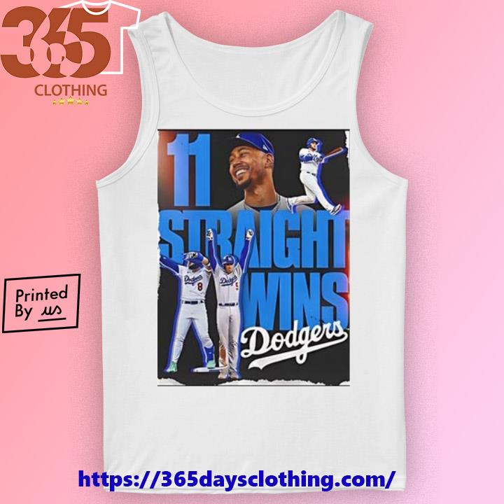 Los Angeles Dodgers 11th Straight Wins shirt, hoodie, sweater, long sleeve  and tank top