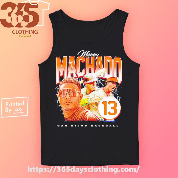 Official Number 13 Manny Machado San Diego Padres Baseball Vintage t-shirt,  hoodie, longsleeve, sweater