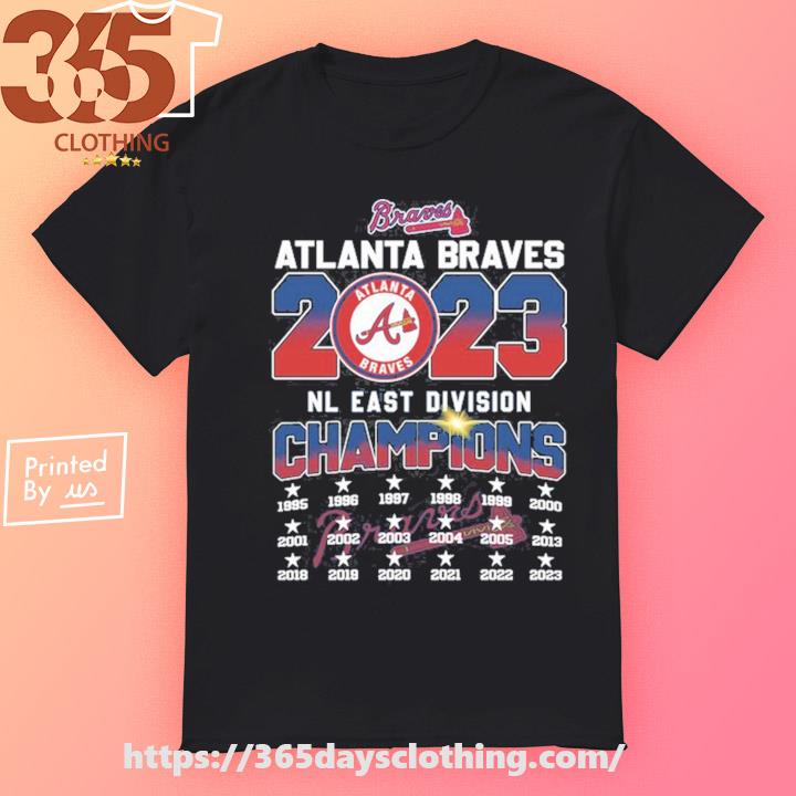 Atlanta Braves 2023 NL East Division Champions shirt, hoodie