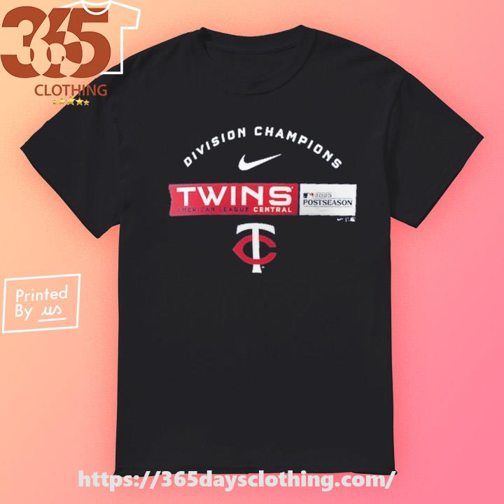 Minnesota Twins Nike 2023 AL Central Division Champions T-Shirt, hoodie,  sweater, long sleeve and tank top