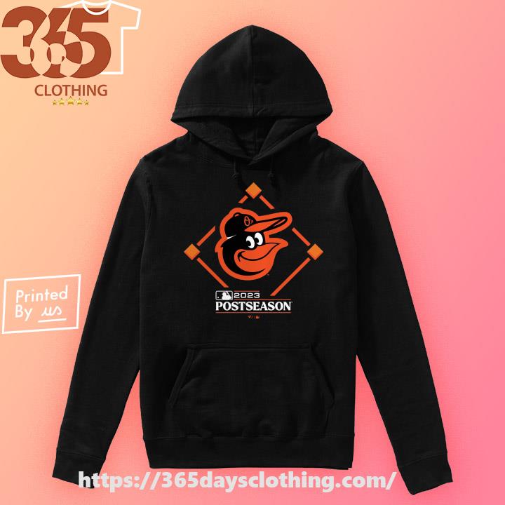 MLB 2023 Baltimore Orioles Postseason Black Pullover Hoodie