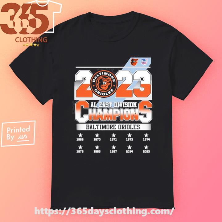 Official 2023 AL East Division Champions Baltimore Orioles