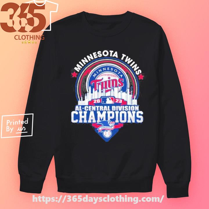 Official Minnesota Twins 2023 Al Central Division Champions Skyline shirt,  hoodie, longsleeve, sweatshirt, v-neck tee