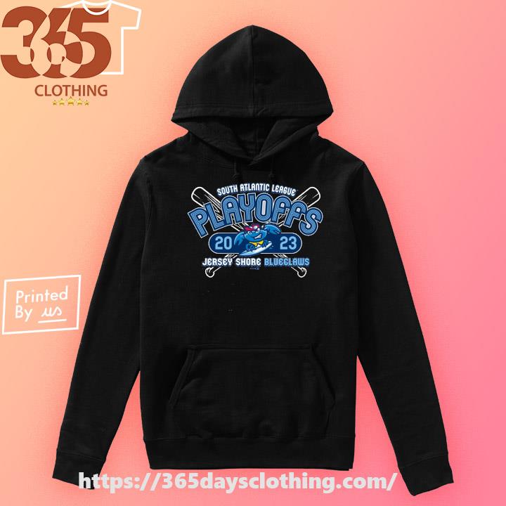 Official South Atlantic League Playoffs 2023 Jersey Shore Blueclaws shirt,  hoodie, sweater, long sleeve and tank top