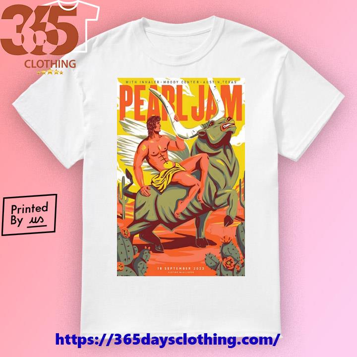 Official Pearl Jam 2023 US Tour poster shirt - Limotees