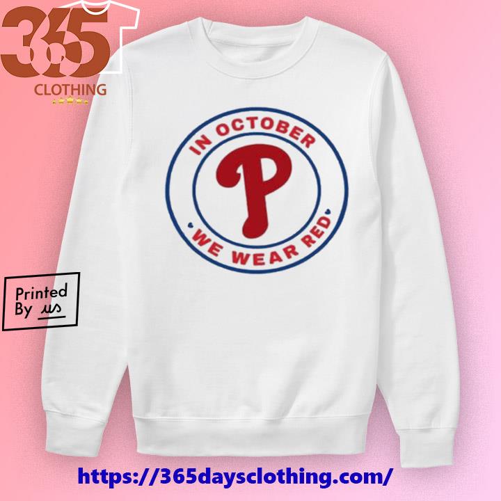 Phillies Take October Shirt Wear Red For Phillies Red October Phillies Shirt  In October We Wear Red Ghost Shirt, hoodie, sweater, long sleeve and tank  top