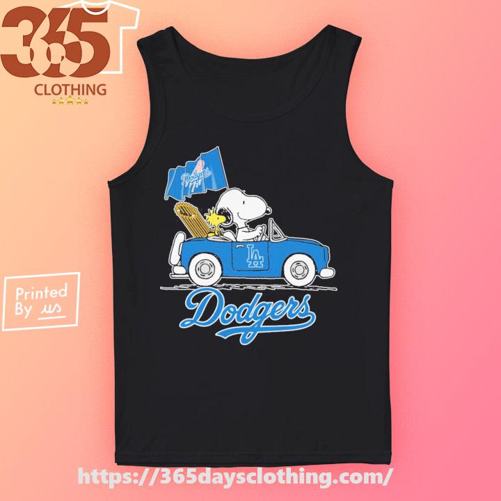 Snoopy and Woodstock driving car Los Angeles Dodgers shirt, hoodie,  sweater, long sleeve and tank top