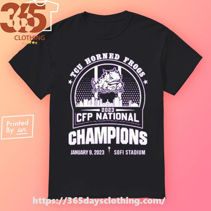 TCU Horned Frogs CFP National Champions 2023 T Shirt Unisex T Shirt