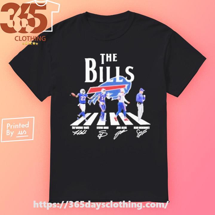 The Bills name players abbey road signatures shirt, hoodie, sweater, long  sleeve and tank top