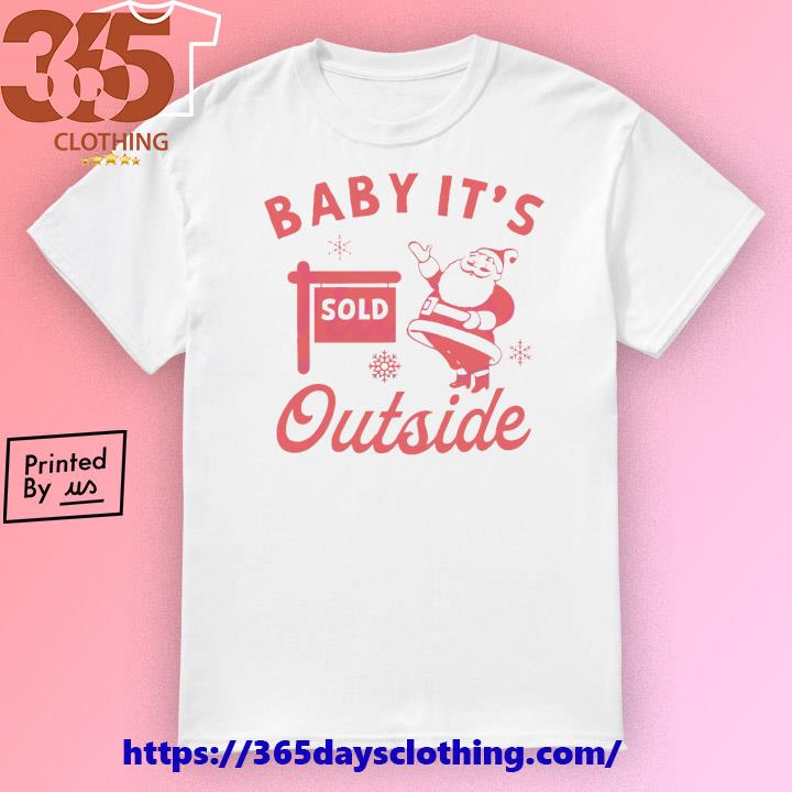 Baby Its Outside Santa Claus Christmas 2023 sweater