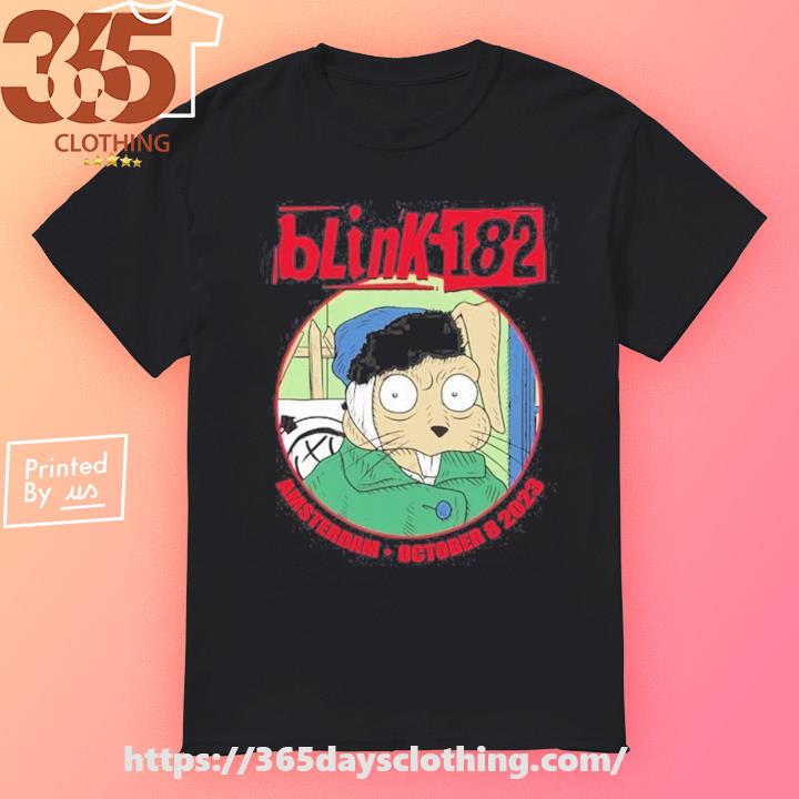 Blink-182 October 8, 2023 Amsterdam Event shirt