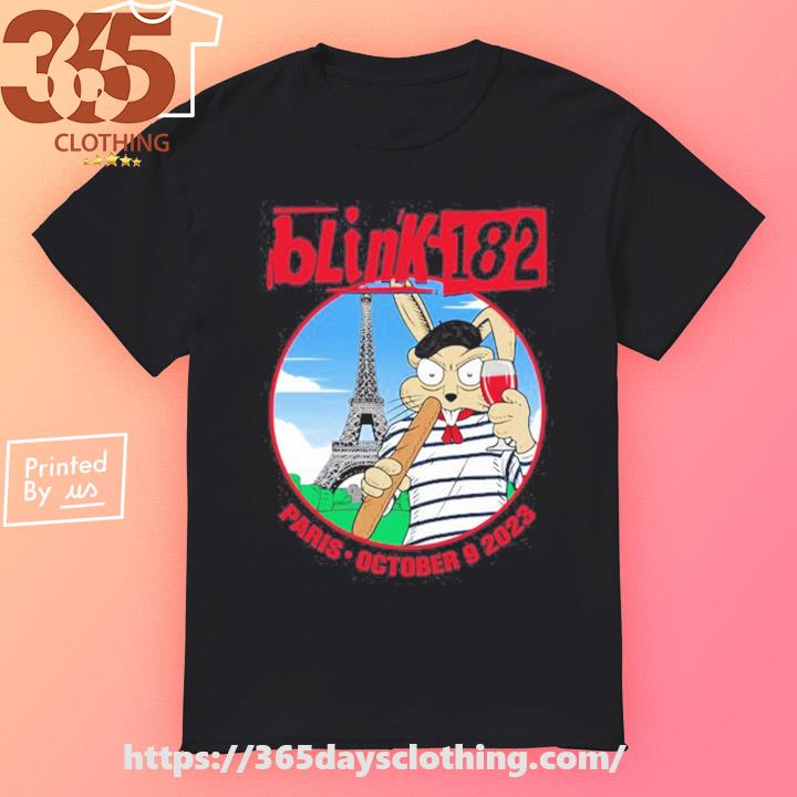 Blink-182 October 9, 2023 Accor Arena, Paris shirt