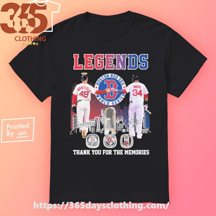 Official Legends Boston Red Sox Thank You For The Memories 2023 T-Shirt,  hoodie, sweater, long sleeve and tank top