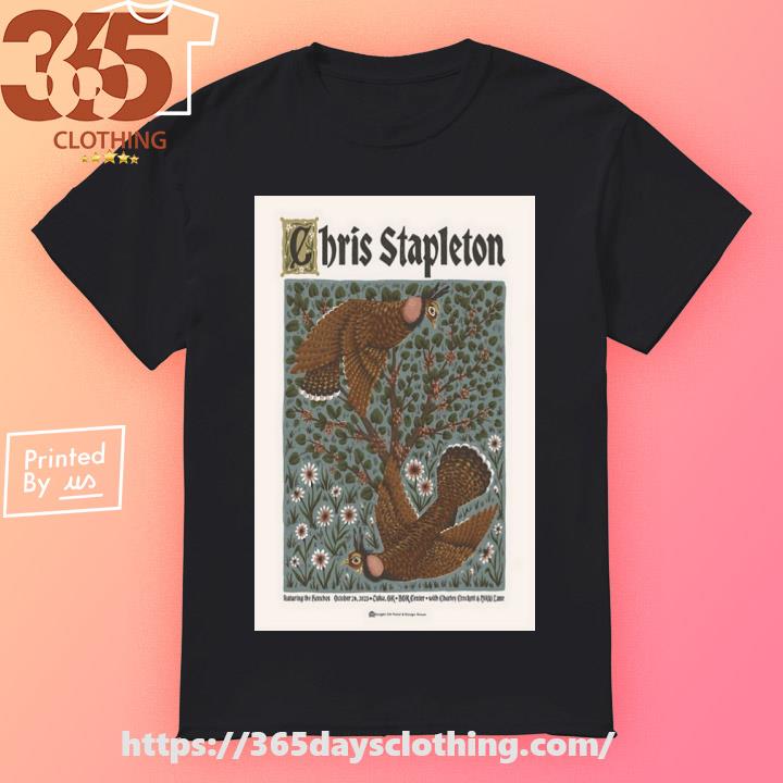 Chris Stapleton BOK Center Tulsa, OK 2023 poster shirt