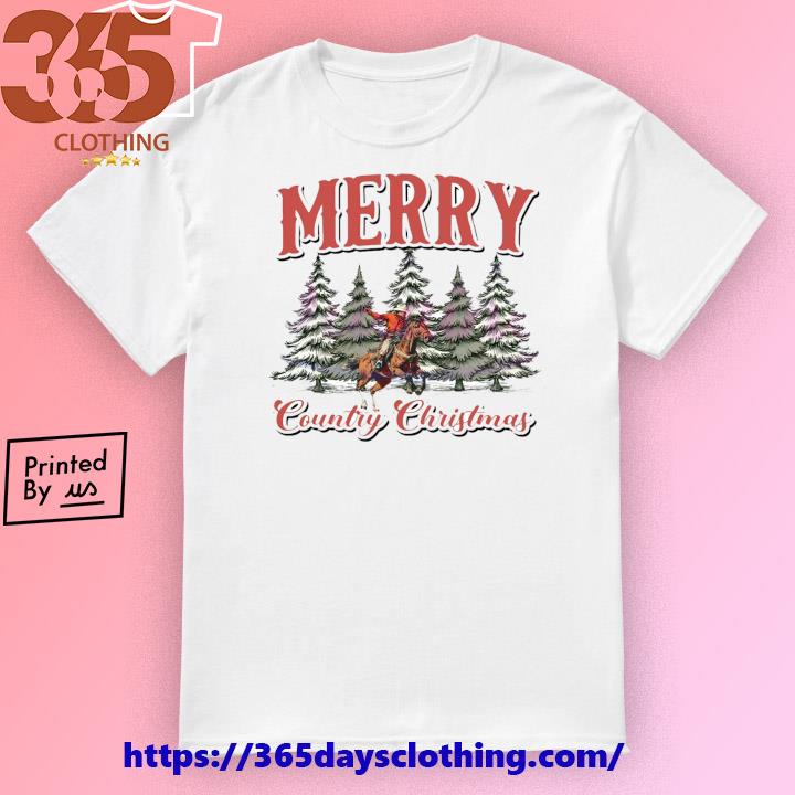 Cowboy Merry Country Christmas 2023 sweater