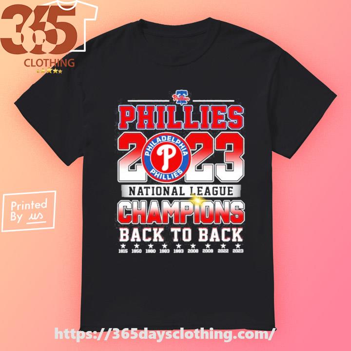 Short Sleeve Phillies National League Champions T-Shirt