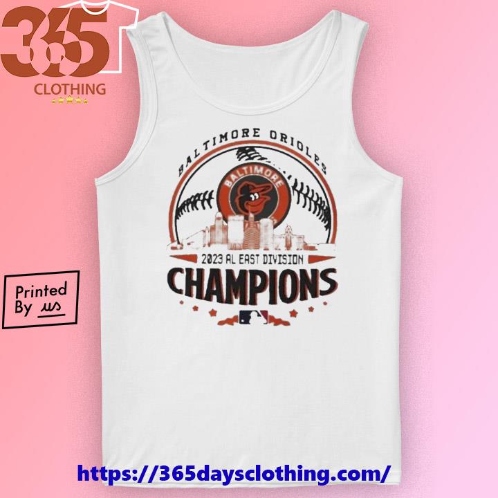 Baltimore Orioles 2023 Al East Division Champions Skyline T-Shirt