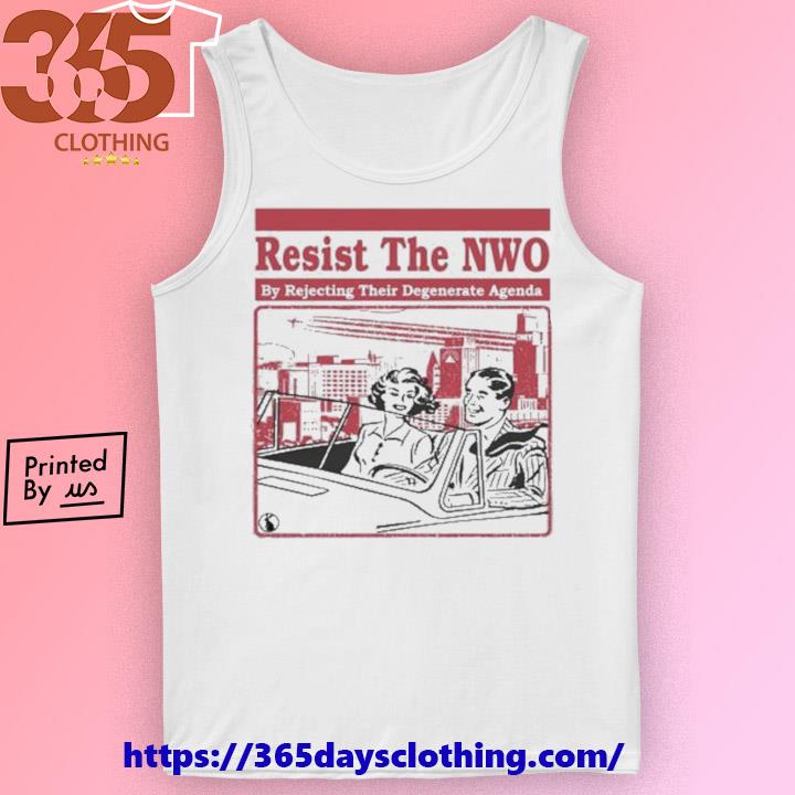 nWo Logo Sleeveless Shirt White Print