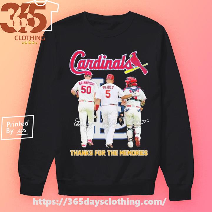 Albert Pujols Yadier Molina Adam Wainwright St Louis Cardinals T-shirt,  hoodie, sweater, long sleeve and tank top