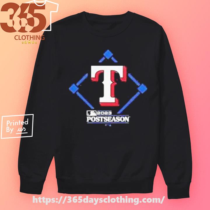 Red Jacket Texas Rangers T-Shirt - Men's T-Shirts in Blue