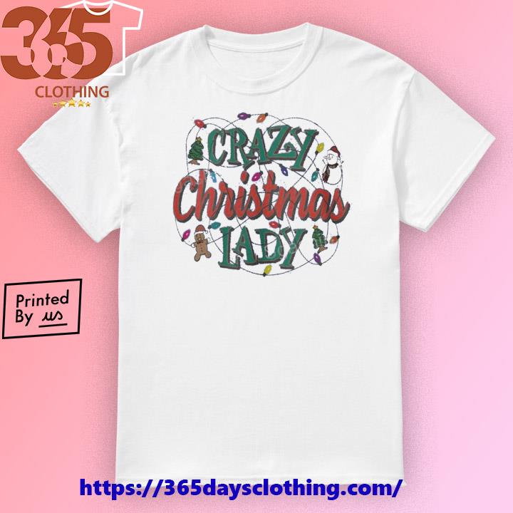 2023 Xmas Crazy Christmas Lady T-shirt