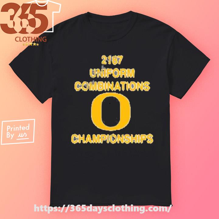 2187 Uniform Combinations O Championships shirt