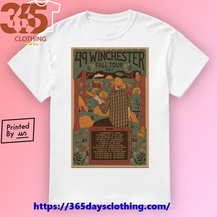 49 Winchester Fall Tour 2023 poster T-shirt
