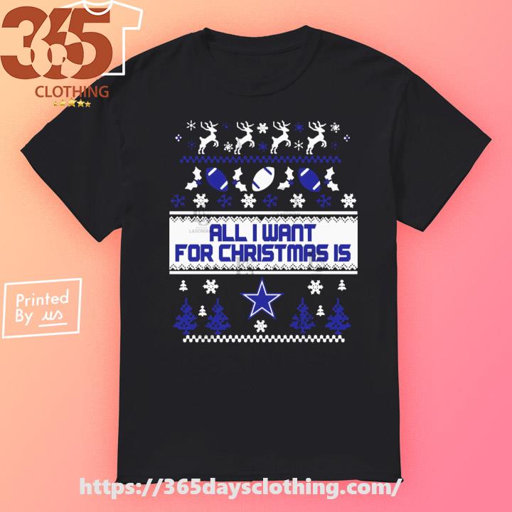 All I want for is Dallas Cowboys 2023 Ugly Christmas shirt