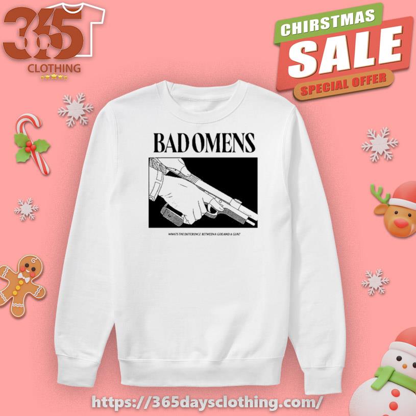 Bad Omens What's The Difference Between A God And Gun T-shirt