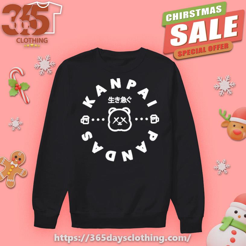 Bony Wearing Kanpai Pandas Ichiban Panda T-shirt