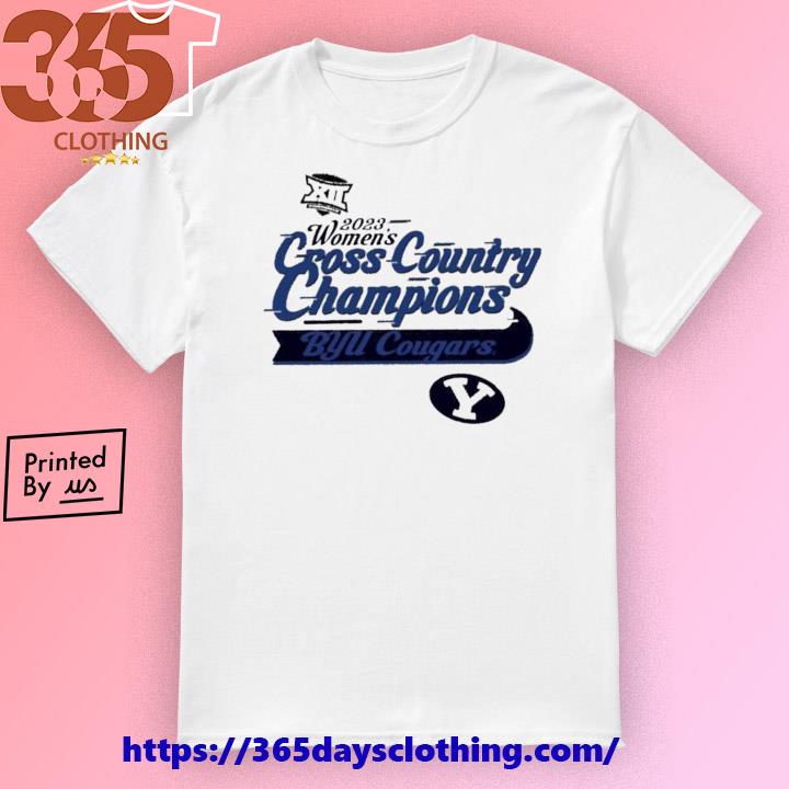 Byu Cougars 2023 Big 12 Women’S Cross Country Champions T-shirt