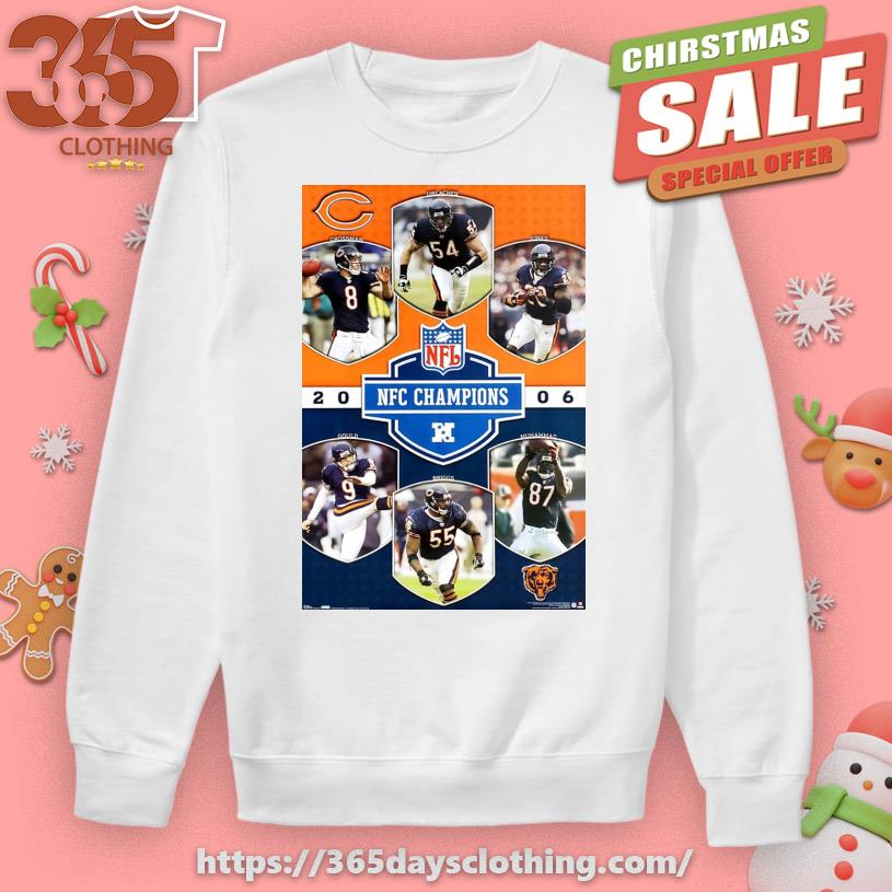 Chicago Bears Nfc Champions 2006 Commemorative Poster Shirt