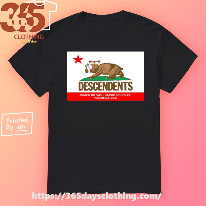Descendents Punk In The Park Orange County California Nov 5, 2023 poster shirt