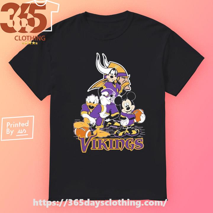 Disney Character Minnesota Vikings Football 2023 Shirt