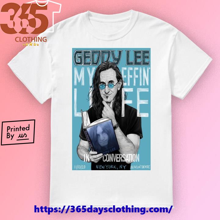 Geddy Lee November 13, 2023 Beacon Theatre New York, NY poster T-shirt