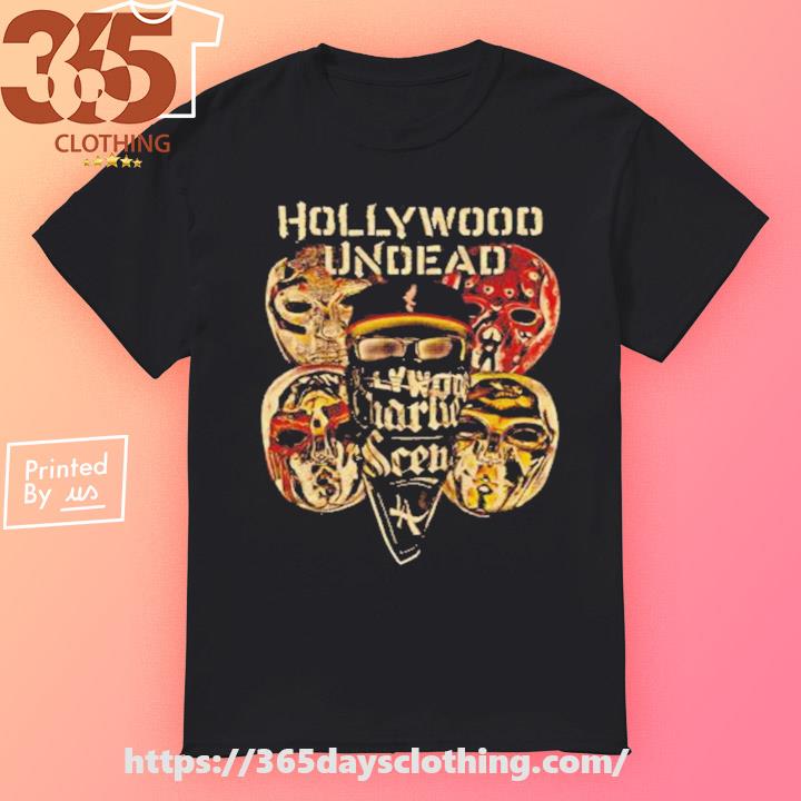 Hollywood Undead Mask 2023 Tour shirt