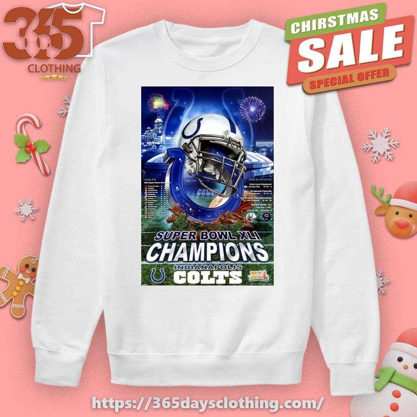 Indianapolis Colts Glory Super Bowl Xli Champions Poster Shirt