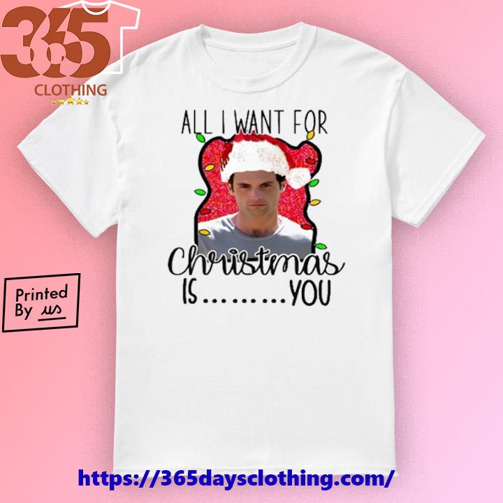 Joe Goldberg Santa Hat All I Want For Christmas Is You Light shirt