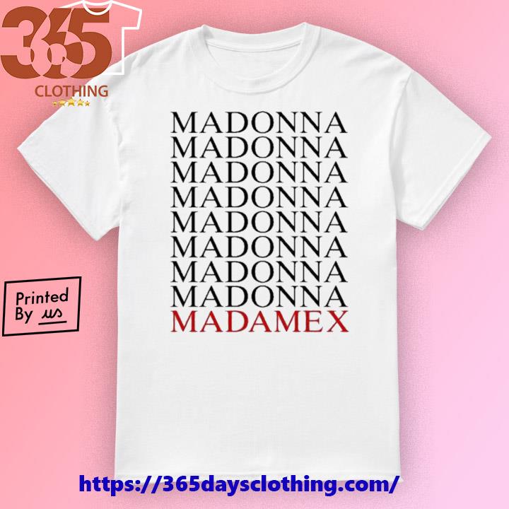 Madonna Madame X Logo Louise Ciccone T-shirt