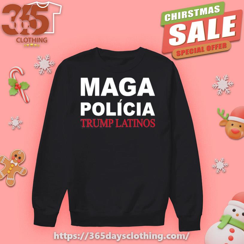 Maga Polícia Trump Latinos T-shirt