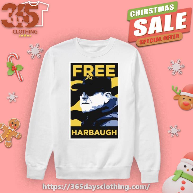 Michigan Wolverines JJ McCarthy Free Harbaugh T-shirt